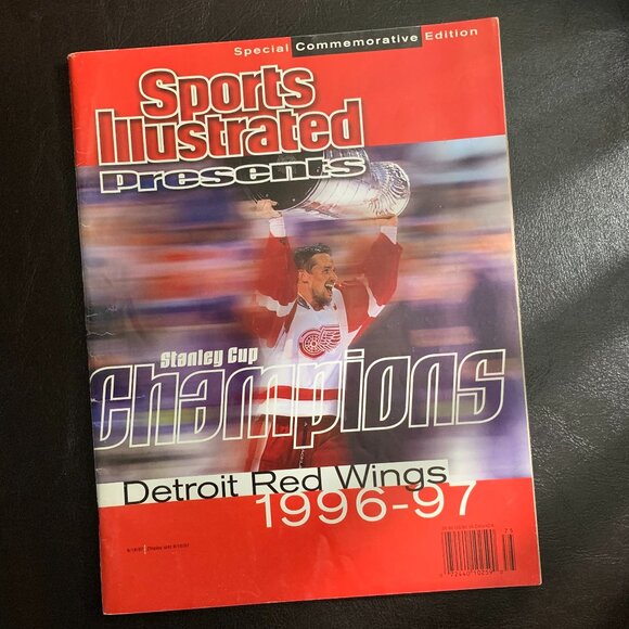 sports illustrated detroit red wings champions 1996-97USED see description
